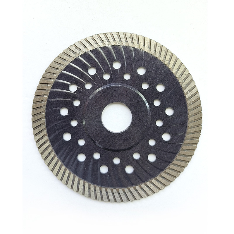 Hot Pressed Strengthen Turbo Saw Blade With Multi Holes